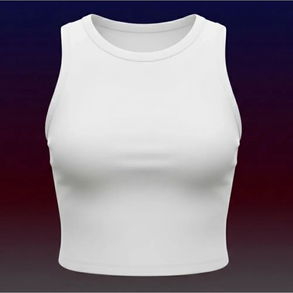Classic White Sleeveless Top